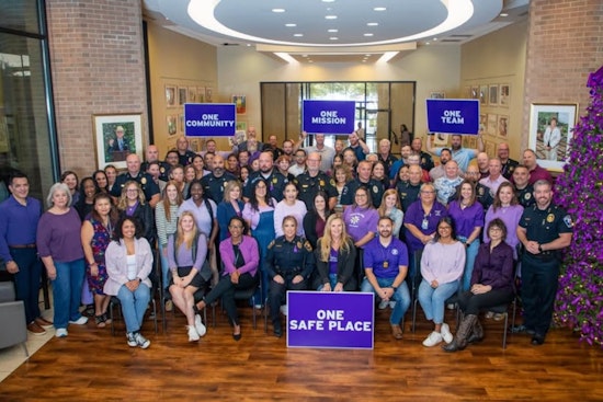 White Settlement Police Department Unites with Tarrant County Agencies to Honor Domestic Violence Survivors on #PurpleThursday