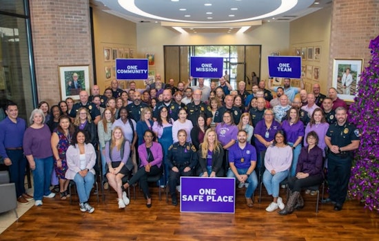 White Settlement Police Department Unites with Tarrant County Agencies to Honor Domestic Violence Survivors on #PurpleThursday