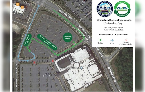 Woodstock to Host Household Hazardous Waste Recycling Event at City Church