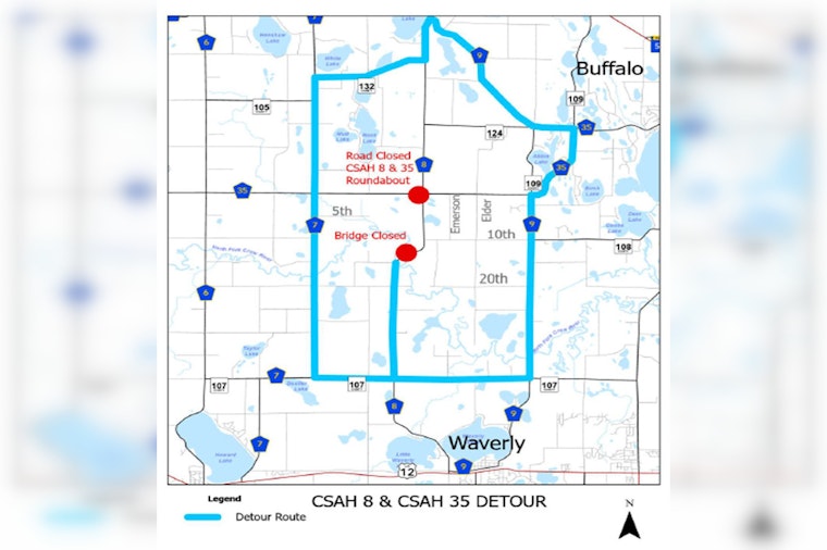Wright County Announces Closure of Key Intersection for Roundabout Groundwork Starting October 20th