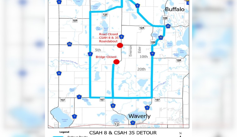 Wright County Announces Closure of Key Intersection for Roundabout Groundwork Starting October 20th