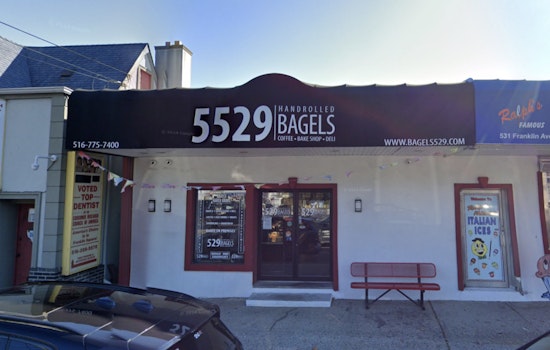 200 Firefighters Battle Blaze at Franklin Square Bagel Shop as Adjacent Ice Shop Sustains Damage