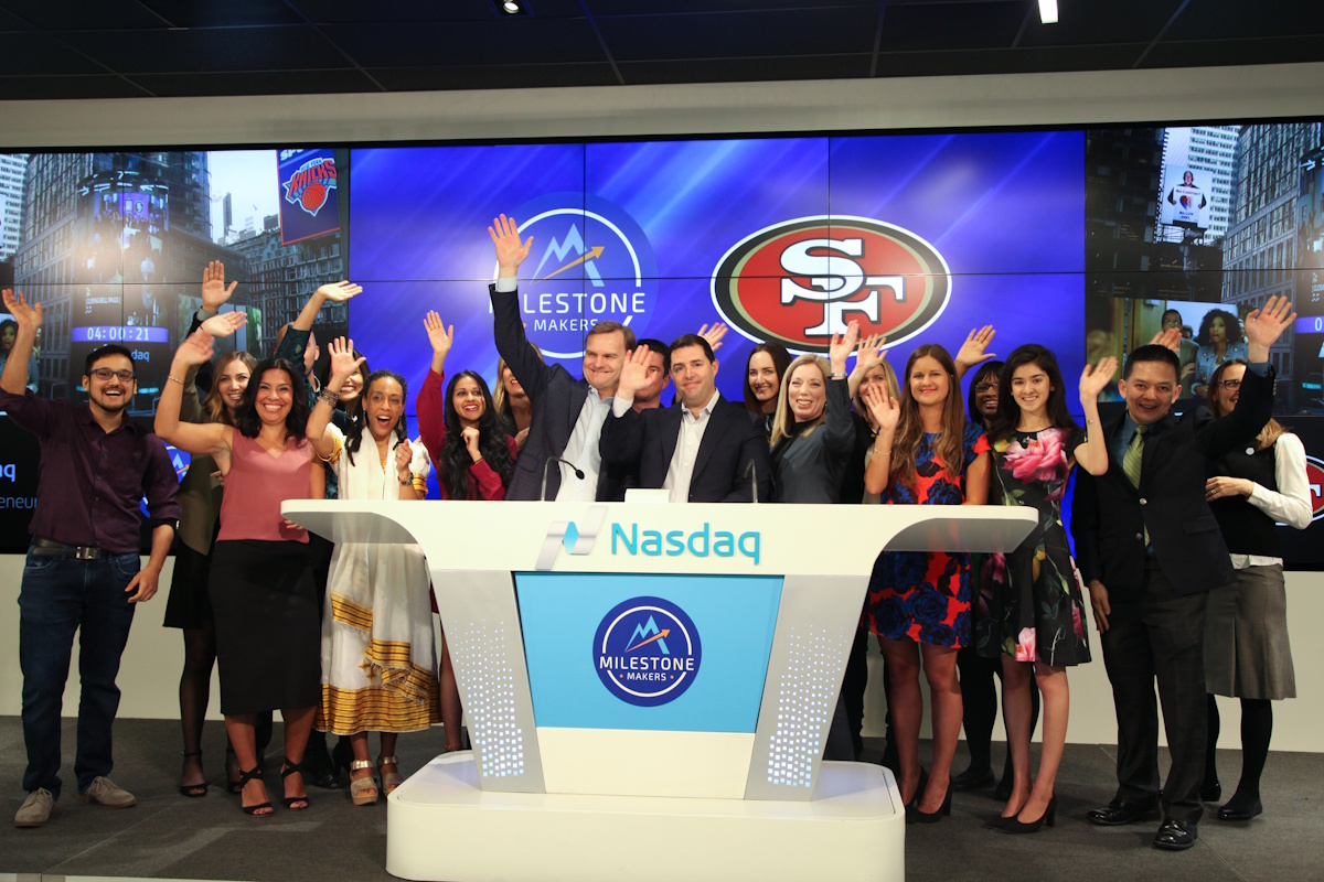 49ers, Goodell And Bay Area Hosts Ring Nasdaq Closing Bell in