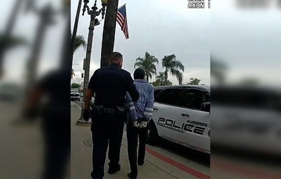 Alhambra Police Nab Suspected Car Burglar With Outstanding Warrants on Almansor St.