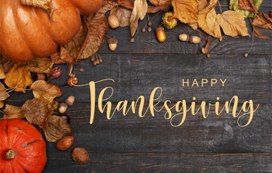 Arlington Announces Thanksgiving Closures: City Services to Pause for Holiday Break