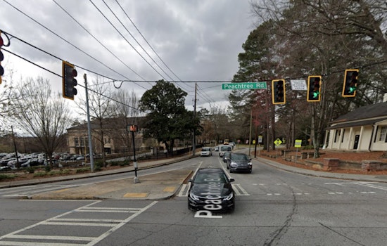 Atlanta Police SUV and Mercedes Collide in Buckhead, Prompting Traffic Disruption and Investigation