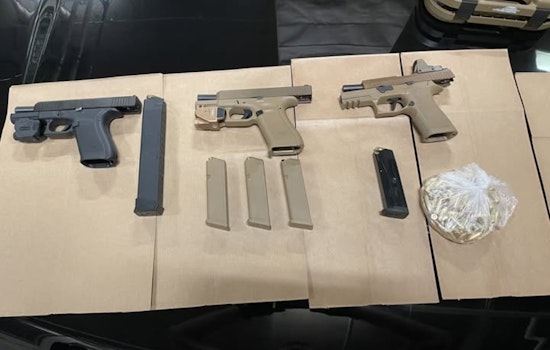 Aurora Police Seize Three Illegal Firearms During Routine Traffic Patrol at Car Wash