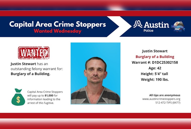 Austin Cops Put Out Citywide Call To Track Down Justin Stewart