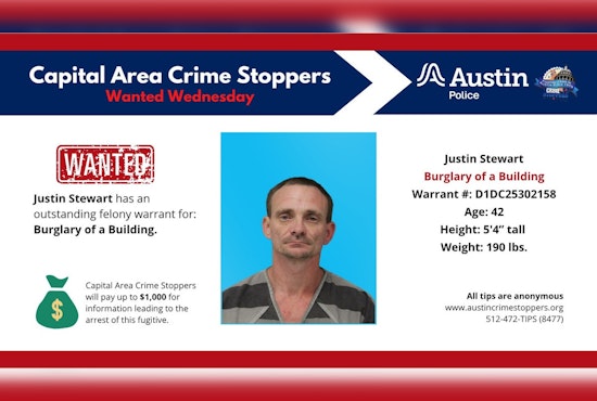 Austin Cops Put Out Citywide Call To Track Down Justin Stewart