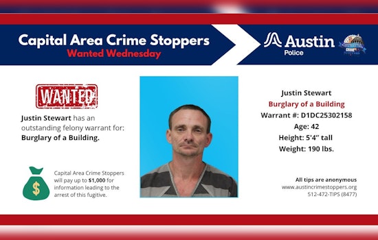 Austin Cops Put Out Citywide Call To Track Down Justin Stewart