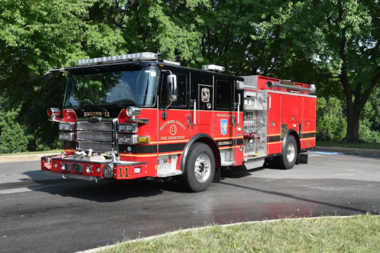 Baltimore County Firefighters Tame 20-Acre Brush Fire in Cockeysville-Timonium Amid Strong Winds