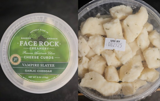 Bandon's Face Rock Creamery Voluntarily Recalls Garlic Cheddar Cheese Amid Listeria Concerns