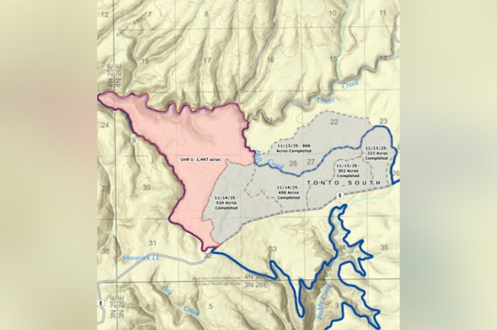 BIA and White Mountain Apache Tribe Burn 13,825 Acres to Reduce Wildfire Risk