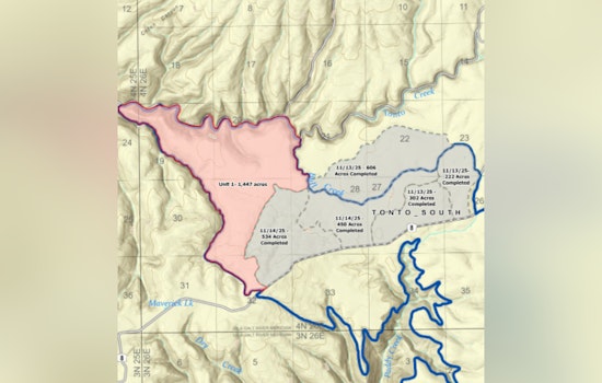 BIA and White Mountain Apache Tribe Burn 13,825 Acres to Reduce Wildfire Risk