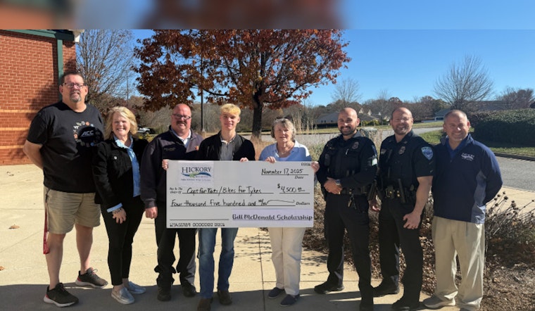 Bill McDonald Scholarship Fund Donates $4,500 to Support Hickory's Youth Programs