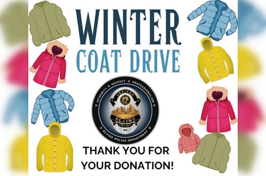 Blaine Police Department Spearheads Annual Winter Coat Drive to Support Community