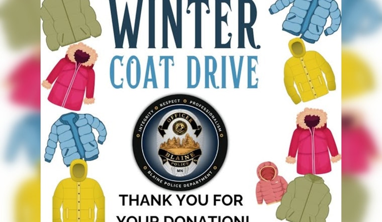 Blaine Police Department Spearheads Annual Winter Coat Drive to Support Community