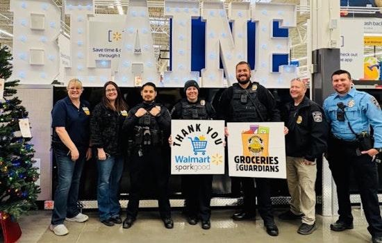 Blaine Police Officers Surprise Walmart Shoppers with Gift Card Giveaway