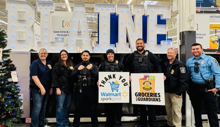 Blaine Police Officers Surprise Walmart Shoppers with Gift Card Giveaway