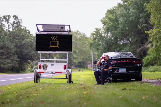 Bloomington Police Scoop Top Prize in National Traffic Safety Contest with Creative Radar Sign Video