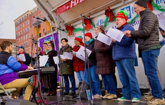 Bloomington's Holiday Market Sparks Festive Spirit with Crafts, Music, and Santa Appearance