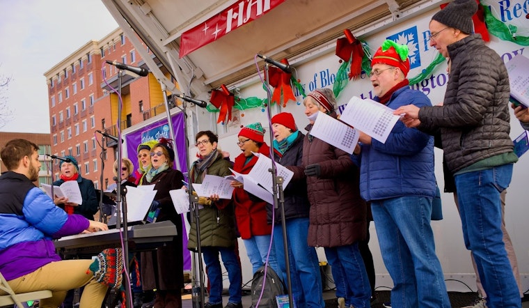 Bloomington's Holiday Market Sparks Festive Spirit with Crafts, Music, and Santa Appearance