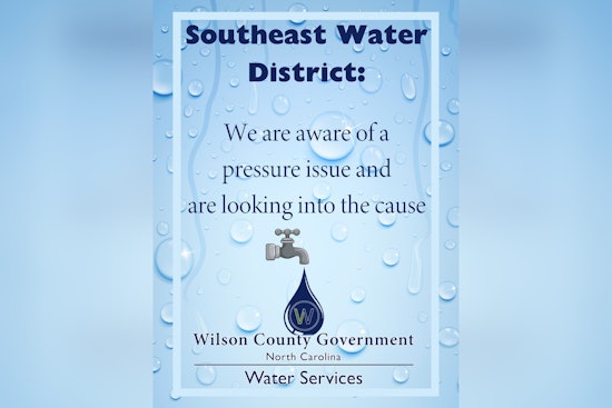 Boil Water Advisory Issued in Southeast Water District of Wilson County Following Main Break