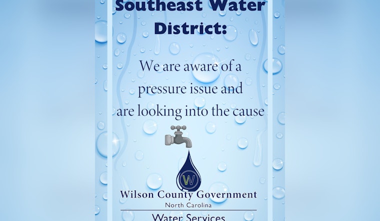 Boil Water Advisory Issued in Southeast Water District of Wilson County Following Main Break