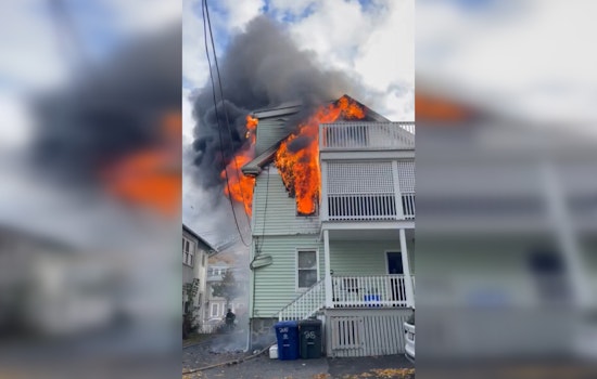 Boston Firefighter Injured, 2 Displaced After 2-Alarm Blaze Tears Through Dorchester Home