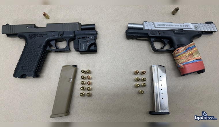 Boston Police Arrest Two Suspects and Seize Illicit Firearms During Dorchester Traffic Stop