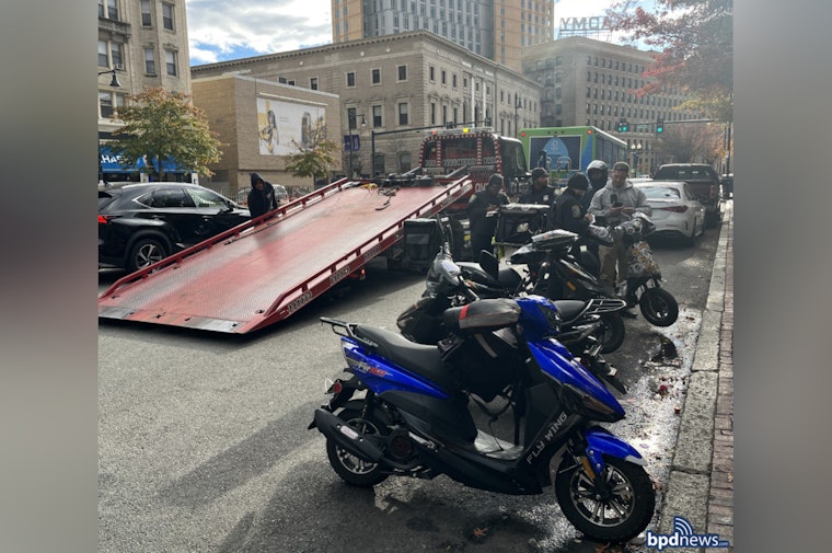Boston Police Crack Down on Scooter Violations Near Northeastern University