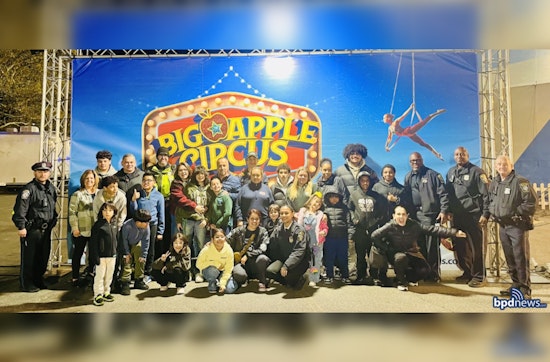 Boston Police Officers Build Community Bonds at The Big Apple Circus with Local Youth and Families