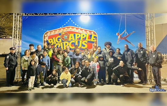 Boston Police Officers Build Community Bonds at The Big Apple Circus with Local Youth and Families