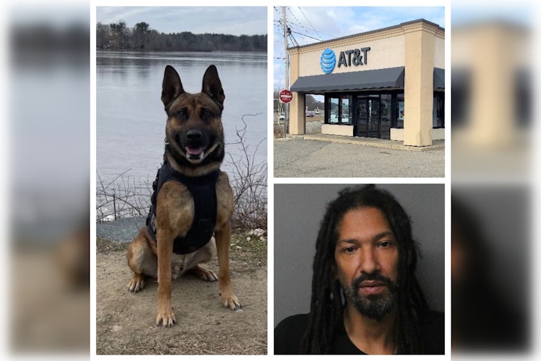 Brockton K-9 Hero Hawks Down Suspects in Armed Robbery at AT&T Store