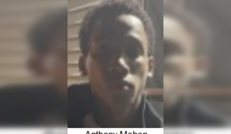 Camden County Police Seek Public's Help in Search for Missing Teenager Anthony Mahan from Liberty Park