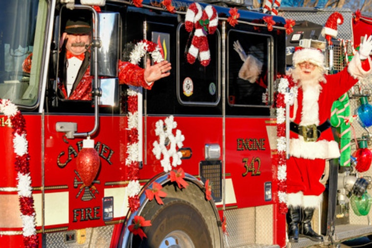 Carmel Gears Up for Festive Santa Tours with Police and Fire Department Escorted Processions