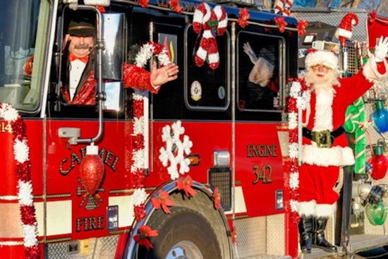 Carmel Gears Up for Festive Santa Tours with Police and Fire Department Escorted Processions