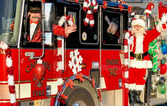 Carmel Gears Up for Festive Santa Tours with Police and Fire Department Escorted Processions