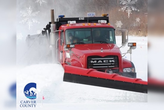 Carver County Public Works Urges Motorists to Practice Safe Driving Near Snowplows During Thanksgiving Travel