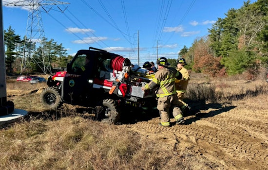 Carver Fire Department Skillfully Rescues Injured Dirt Bike Rider with Specialized UTV, Patient Airlifted to Boston Trauma Center