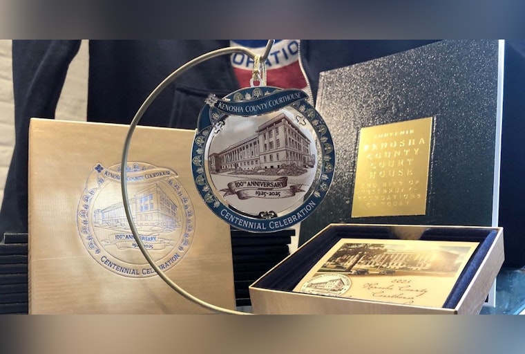 Celebrating a Century Kenosha County Courthouse Unveils Commemorative Ornament and Book for 100th Anniversary