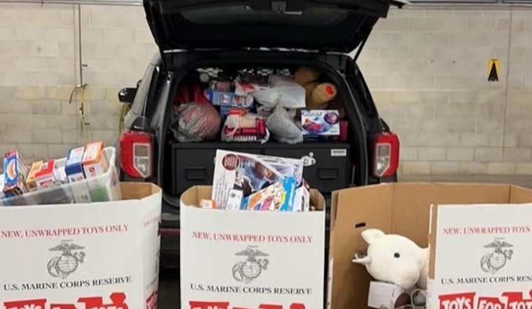 Champlin Police Mobilize Community for Toys for Tots Drive, Encouraging Donations to Brighten Children's Holidays