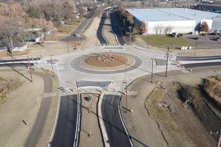 Champlin's 109th Avenue & Jefferson Highway Roundabout Set for Thursday Reopening After Final Touches
