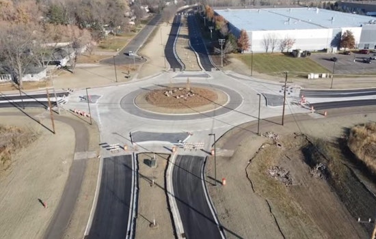 Champlin's 109th Avenue & Jefferson Highway Roundabout Set for Thursday Reopening After Final Touches