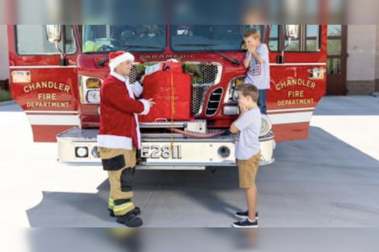 Chandler Fire Department Sparks Joy with Annual Toy Drive and Holiday Toy Ride Event