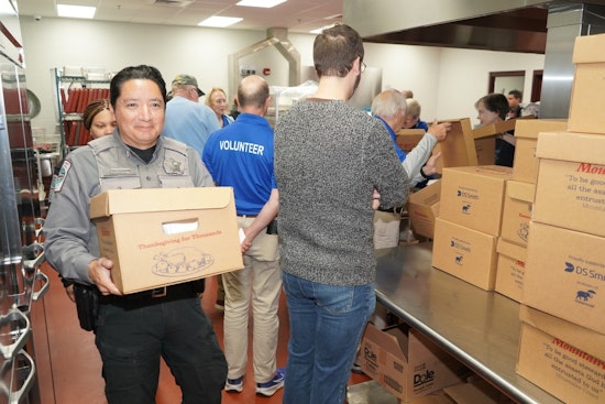 Chatham County Sheriff's Office Delivers Thanksgiving Meals to Residents in Heartwarming Tradition