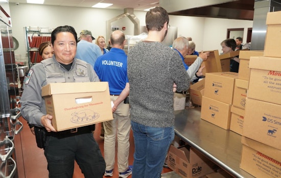 Chatham County Sheriff's Office Delivers Thanksgiving Meals to Residents in Heartwarming Tradition