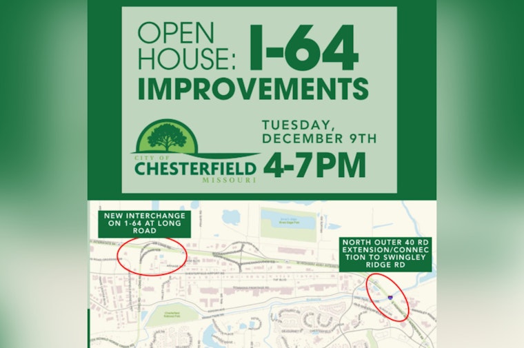 Chesterfield City Hall Hosts Open House to Discuss I-64 Corridor Plans on December 9