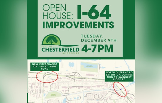 Chesterfield City Hall Hosts Open House to Discuss I-64 Corridor Plans on December 9
