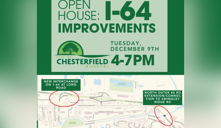 Chesterfield City Hall Hosts Open House to Discuss I-64 Corridor Plans on December 9